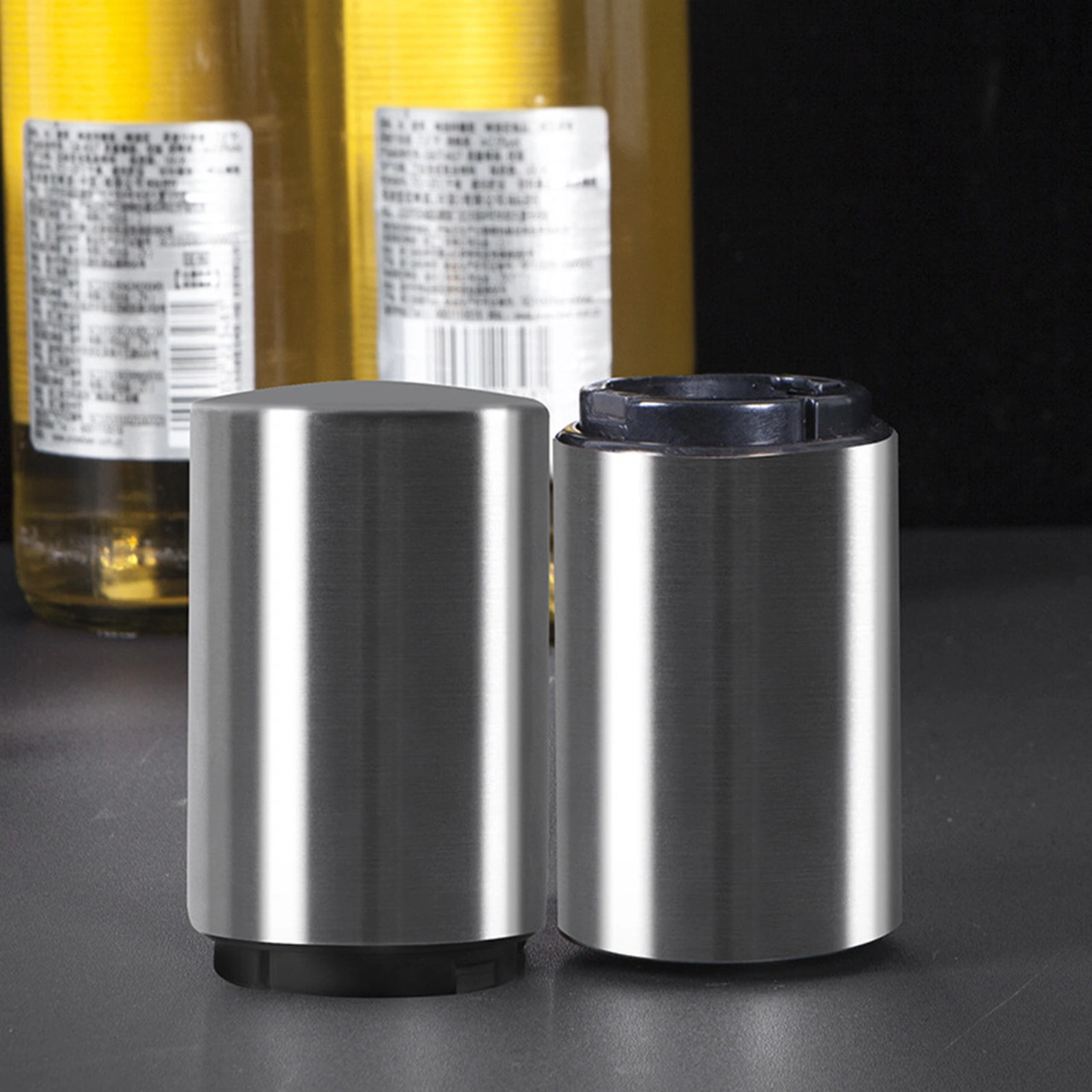 Youmex Stainless Steel Magnetlı Hızlı Bira Açıcı Ev Kullanıma Uygun Otomatik Kapağı Açan Pratik Araç Gümüş