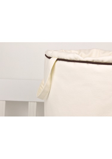 HS Hometex Annesinin Kuzusu Nakışlı Bez Kirli ve Oyuncak Sepeti