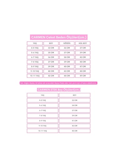 Kız Çocuk Carmen Kırmızı Tüvit Uzun Kollu Düğmeli Etek Ceket Takım Kırmızı