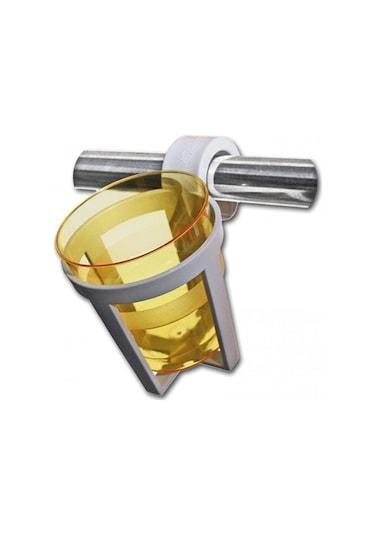 Plastik Bardaklık Portatif Bardak Tutucu 3'Lü Paket Beyaz