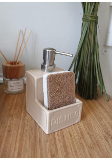 The Mia Dishes Sıvı Sabunluk Bej 350 Ml