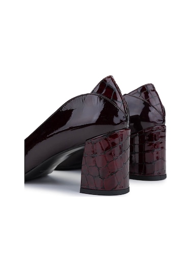 Relax Anatomic Kadın Hakiki Deri Bordo Comfort Ayakkabı 611 H61019 Bn Ayk Y25 Bordo Crc/bordo Vrnc Bordo