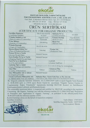 %100 Organik Vermisafa Solucan Gübresi 2 KG Katı + 500 ML Sıvı