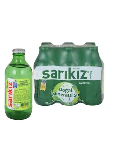 Sarıkız Doğal Maden Suyu 250 Ml 6 'lı