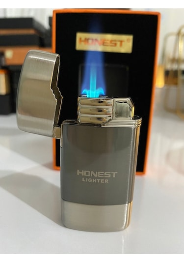 Elifticaret1 Honest Pürmüzlü Füme Renk Çakmak