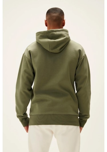 Bad Bear Blaze Erkek Haki Kapüşonlu Sweatshirt 220212037-THY Haki