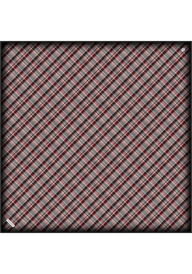 Poanes Mevsim Ekose Desenli Twill İpek Eşarp Açık Pembe - Pembe