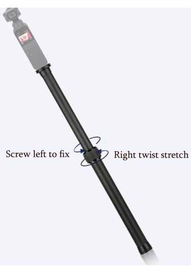 Tongxida Feiyu G5/spg/wg2 Gimbal, Osmo Pocket/pocket 2 İçin Çift Amaçlı Uzatma Çubuğu Sabitleyici