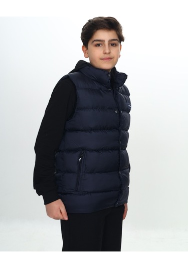 Toontoy Erkek Çocuk Göğsü Armalı Şişme Yelek Lacivert