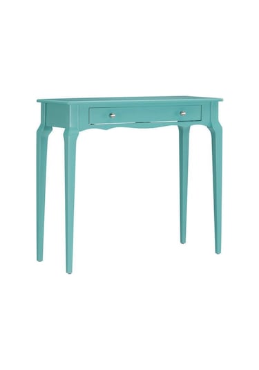 Wooding 100 Cm Çekmeceli Masif Turkuaz Lake Bonamy Dresuar Turkuaz