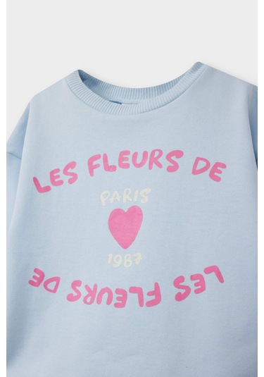 Defacto Kız Bebek 2li Takım Baskılı İçi Yumuşak Tüylü Sweatshirt Eşofman Altı F0548a525wnbe343 Mavi Defacto Kız Bebek 2li Takım Baskılı İçi Yumuşak Tüylü Sweatshirt Eşofman Altı F0548a525wnbe343 Mavi