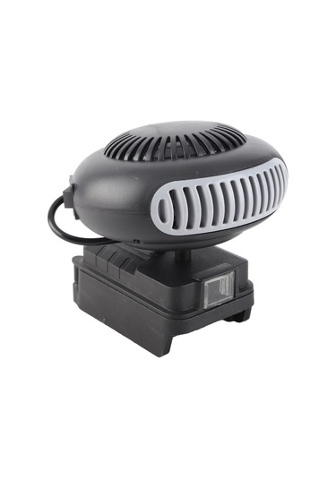 Moveevo 170w Akıllı Termostatlı Taşınabilir Isıtıcı - 2 Seviye Sıcaklık Regülasyonu, 180 Döner Kafa, Worx 18v 5pin Wa3551 Li-ion Pil Uyumlu, Usb Şarj Portlu