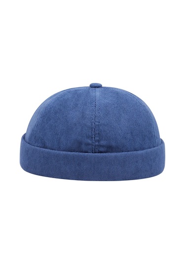 Snapbuy 2024 Unisex Kadife Brimless Şapka - Rüzgar Geçirmez Sonbahar/kış Berelacivertstandartkadın Lacivert