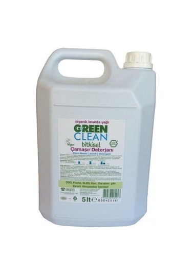 U Green Clean Lavanta Yağlı Bitkisel Sıvı Çamaşır Deterjanı 5 L