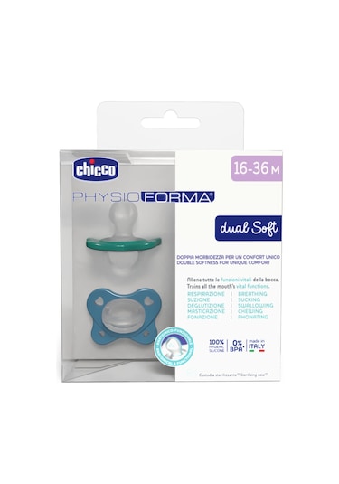 Chicco Physıoforma Dual Soft Erkek 16-36ay 2'li 00073086610000 Light Blue Açık Mavi