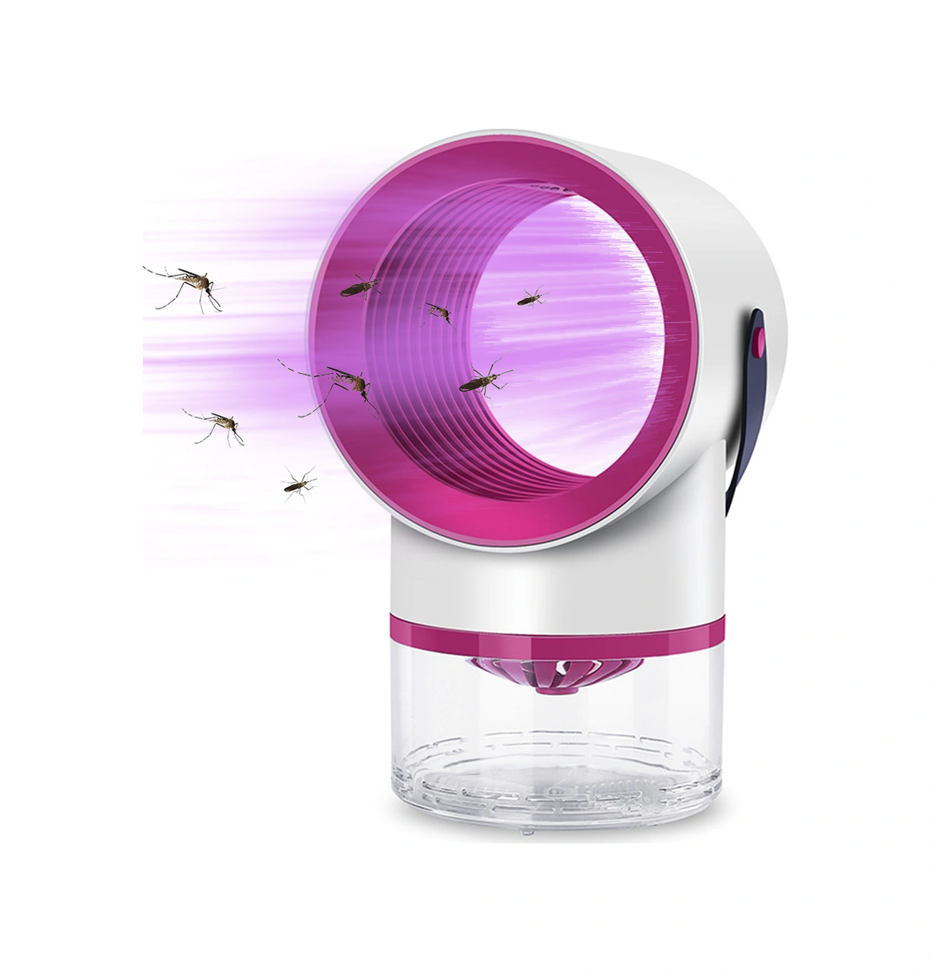 Youmex Beyaz Usb Evcil Uv Işıklı Sessiz Komar Tutucu, 365nm Dalga Boyu, 360 Kapsama, Temizlenebilir Alet, 5w, Ev Ofis Odalar İçin