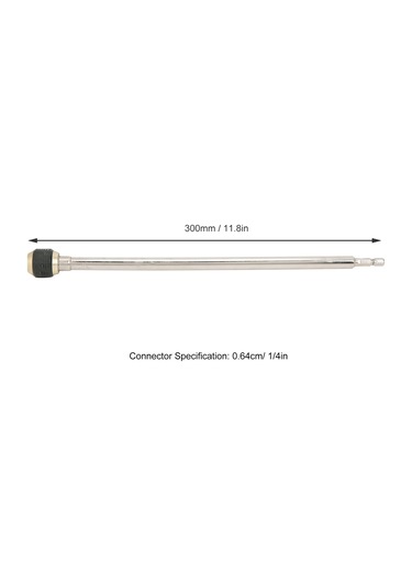 Wezone Karbür Materyal Elektrik Matkap Uç Değiştirici - 1/4 İnç Bağlantı, Hızlı Tak-kaldır, Otomatik Kilitleme, Tek El İşlemi Uyumlu