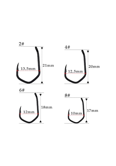 Yuntech01 50 Adet 6 Numara Yüksek Karbon Çelik Üçgen Balık İğnesi - Kutulu Paket