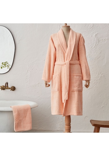 Karaca Home Judi %100 Pamuk Bornoz L/XL Blush Pudra