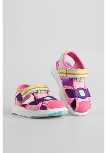 Vicco Flow Iı Hafif Kız Bebek Pembe Sandalet Pembe