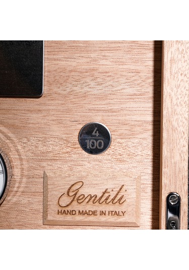 Gentili Emilio Siyah Karbon, Timsah Derisi Humidor 373053