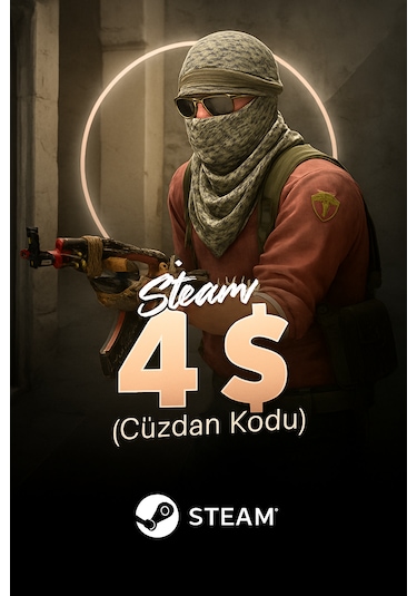 4 Usd Steam Dijital Kod