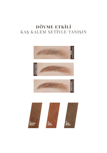 Clio Kill Brow Dual Tattoo Pen Set 01 Natural Brown
