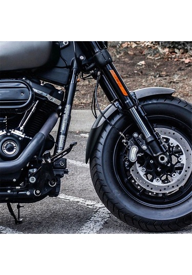 Nayomiglow Motosiklet Aksesuarları Çamurluk Ön Çamurluk Çamurluk Uzatma Harley Davidson Fat Bob 114/fat Bob 107 2018-2023 Siyah