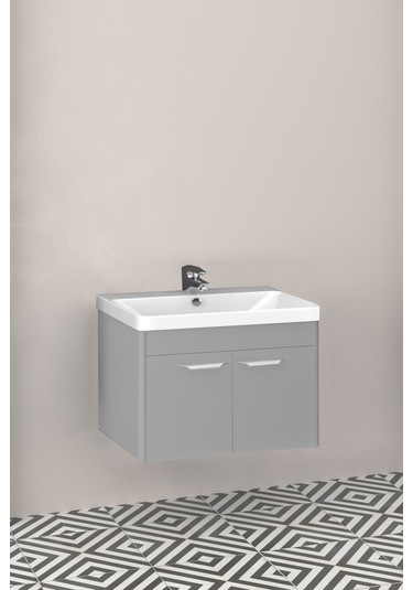 Mauna 80 Cm Alt Modül - Gri