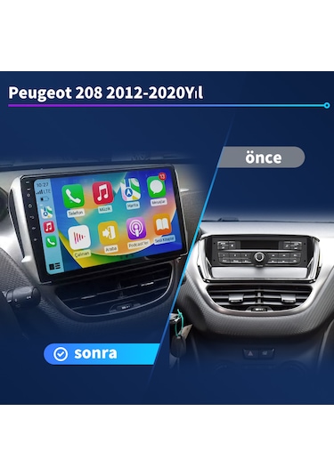 Peugeot 2008 2012-2020 Yıl 1gb Ram 16gb Rom Multimedya
