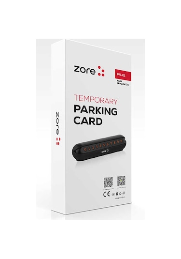 Noktaks - Araç Park Numaratörü Pn-01 - Siyah T10110