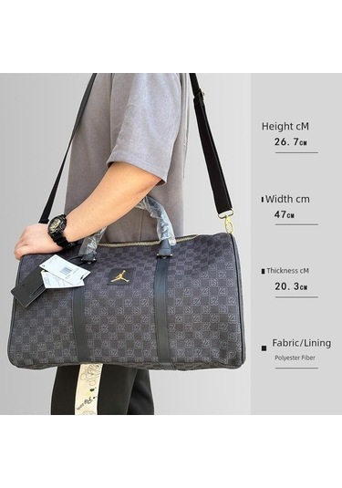 Carrier- Geniş Hacimli Oxford Seyahat Çantası - Genç Mavi