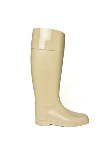 Fox Shoes T858712109 Bej Yağmur Çizmesi Bej-suni Deri Bej