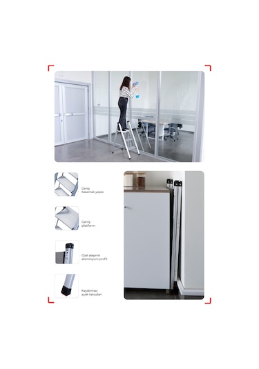 Çağsan CM2213N 3 Basamaklı Troya  Ev Tipi Merdiven
