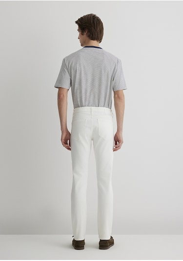 Mavi - Jake Mavi Black Ekru Jean Pantolon 0042288003 Ekru