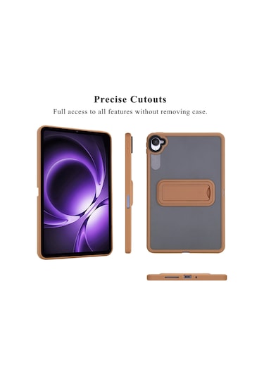 Xiaomi Pad Mini Kılıf Ve Ayaklı Tpu + Pc Skin-touch Tablet Kılıfı - Altın Tablet Kılıfı