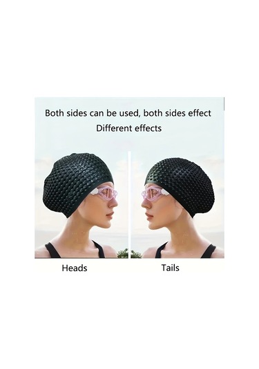 Dashanshop Siyah 1 Adet Nokta Desenli Yüksek Esnek Silikon Bone Siyah