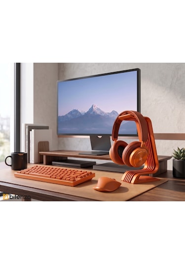 Z-line Katmanlı Masaüstü Kulaklık Standı, Ergonomik Ekipman Askısı
