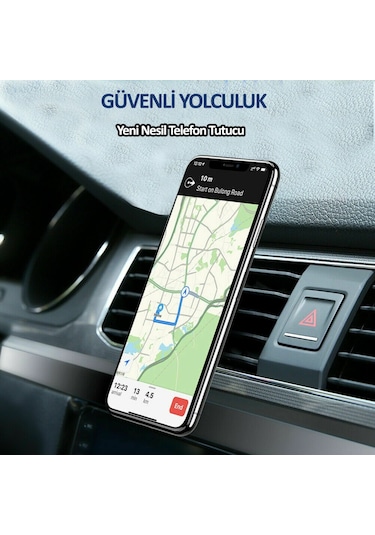 Manyetik Mıknatıslı Havalandırma Araç Telefon Tutucu L Tipi (413752600)