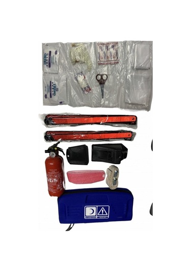 Lüx Trafik Seti Tüvtürk Uyumlu Mavi Eva Akü Takviye Kablosu