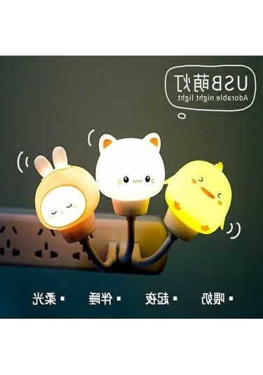 Willowhaven Usb Şarjlı Bebek Gece Lambası - 3 Işık Seviyesi, Sıcak Sarı Işık, Dokunmatik, 1200mah Pil, Beyaz, Saf Ve Hafif Tasarım Beyaz