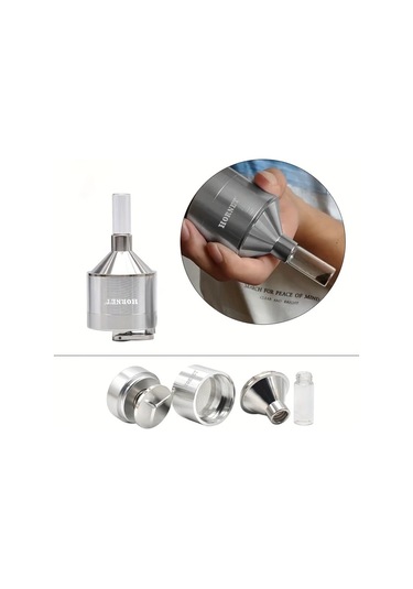 Elmpaly Hornet 44mm Manuel Baharat Değirmeni Ve Toz Kırıcı Cam Şişe Uyumlu