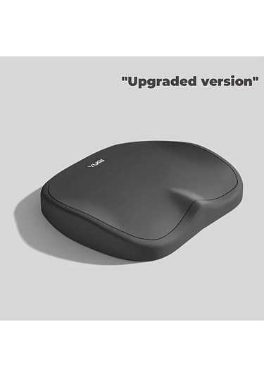 Honeybeeshop Siyah Ofis Koltuğu Minderi - 10 Saat Ergonomik Memory Foam, Bel Kalça Desteği Tamamen Siyah