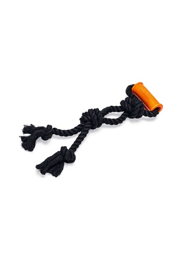Beeztees Köpek Oyuncağı, Diş İpi, Tpr Tutamaçlı, Siyah, 40x13,5x5,5cm, 232gr