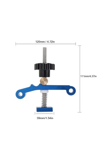 Carrier- Practical Tools, Hızlı T-slot Mengene Seti - Alüminyum