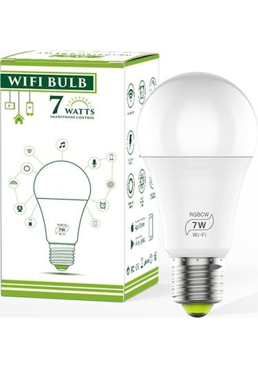 Sones 7w E27 Rgbcw Wıfı Led Akıllı Ampul Kablosuz Akıllı Ev Otomasyon Işığı