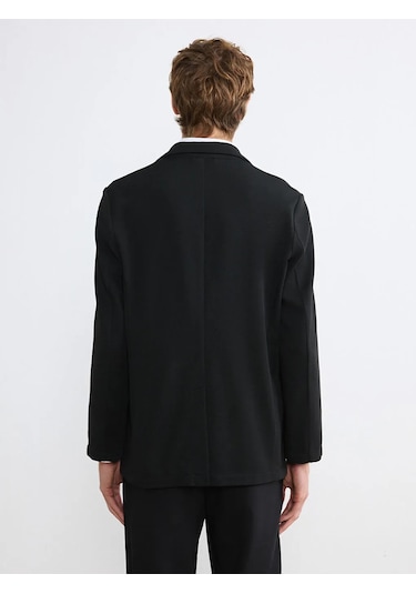 Lc Waikiki Siyah Dar Kalıp Erkek Blazer Ceket