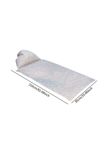 Homyl Baş Destekli Piknik Örtüsü Çim Yürüyüşü İçin Flamingo 85x210cm Çok Renkli