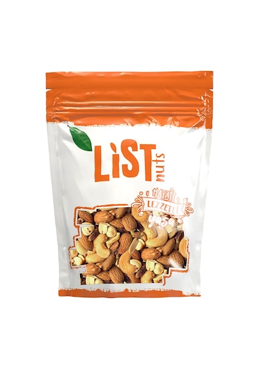 List Nuts Kavrulmuş Lüks Karışık Kuruyemiş 1 KG