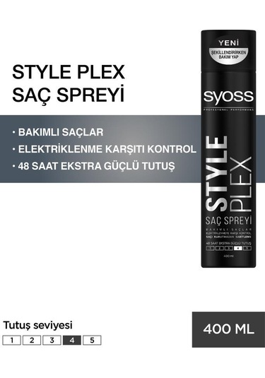 Syoss Style Plex Sprey 400 Ml